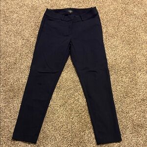 LOFT Dark Blue Julie straight leg Pants